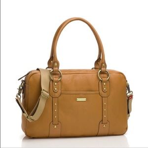 Storksak Elizabeth Tan Leather
